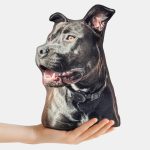 Egyedi fényképes kutyás párna – prémium formapárna saját fotó alapján