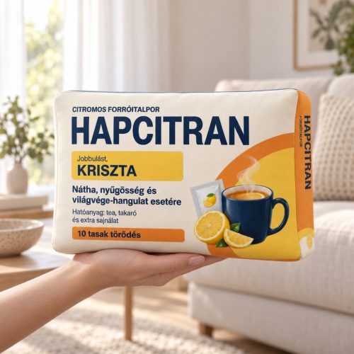HAPCITRAN – névre szóló vicces különleges ajándék párna
