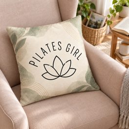 Pilates díszpárna és párnahuzat nőknek